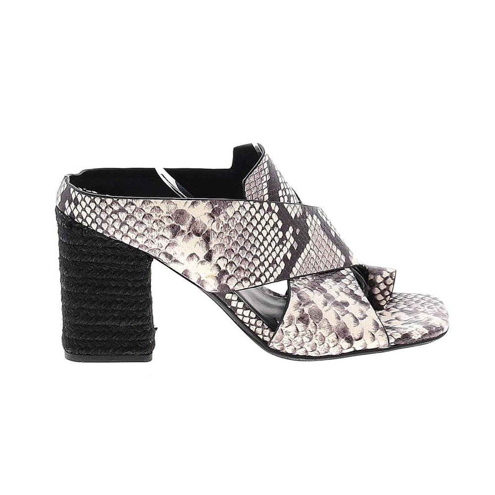 Aerosoles Hazel Snakeskin Patterned Block Heel Sandals size 10
